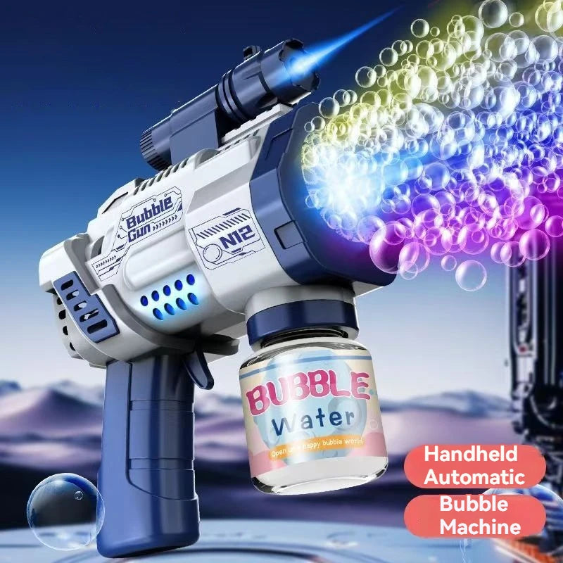 GlowBurst 12-Hole Electric Bubble Blaster ATHLEXES