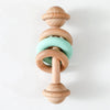 EcoBaby Wooden Rattles and Silicone Teether Set for Infants ATHLEXES