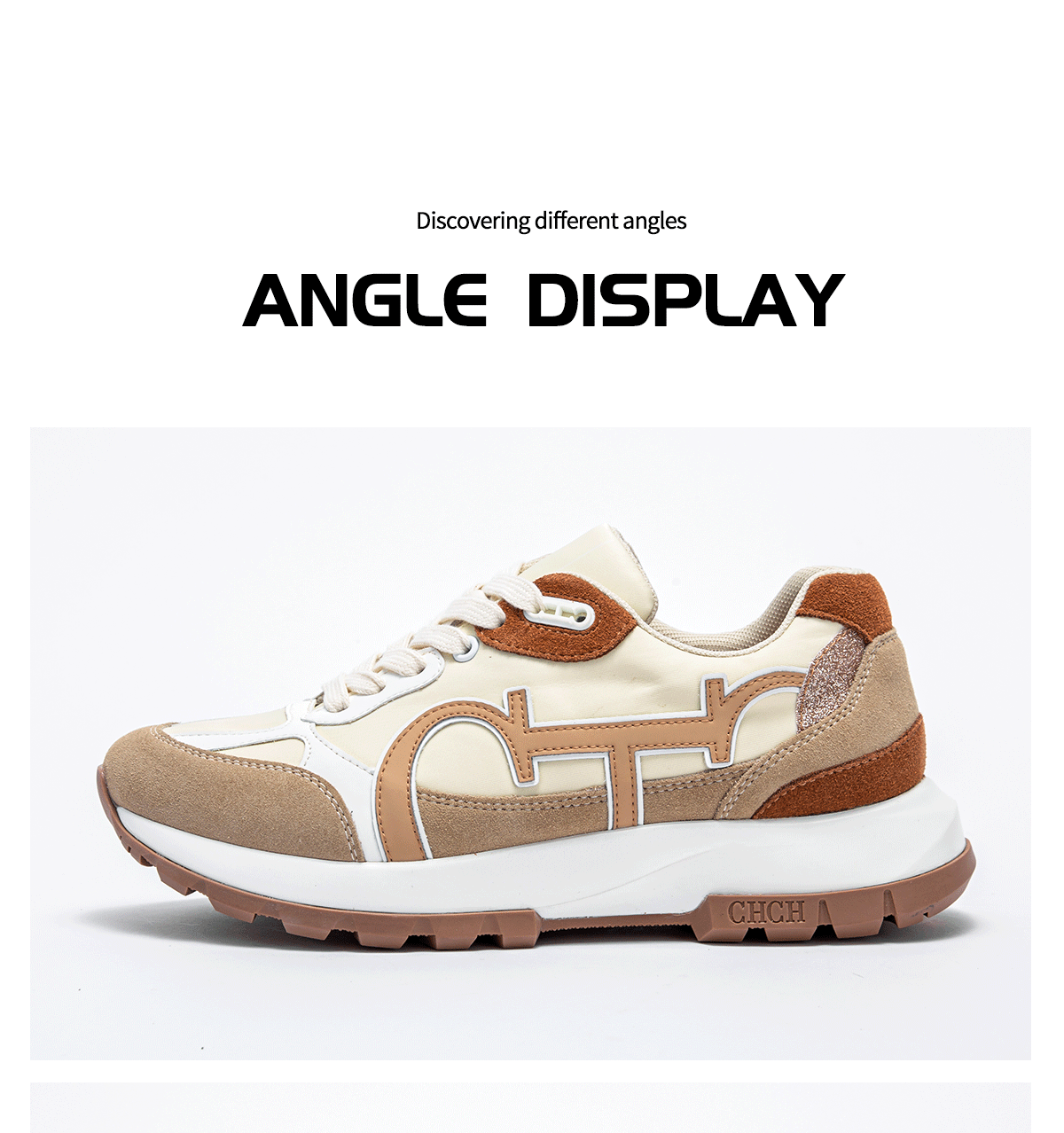 Apricot Lace-Up Women's Tennis & Walking Shoes ATHLEXES