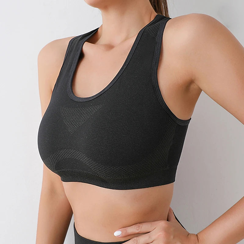 ElevateFit Women's Push Up Yoga Sports Bra ATHLEXES