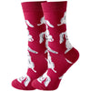 Colorful Cotton Women's Socks - Trendy Hedgehog & Sloth Designs ATHLEXES