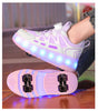 ShinyGlow LED Roller Skate Shoes for Kids ATHLEXES