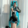 Hatsune Miku Full Cosplay Set with Wig and Skirt ATHLEXES