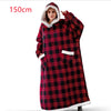 CozySleeve Oversized Flannel Hoodie Blanket for All Seasons ATHLEXES
