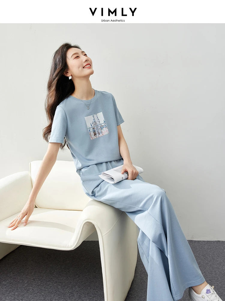 VIMLY Women's Chic Summer Tracksuit Set ATHLEXES