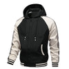 Spring Color Block Fleece Hoodie Jacket for Men ATHLEXES