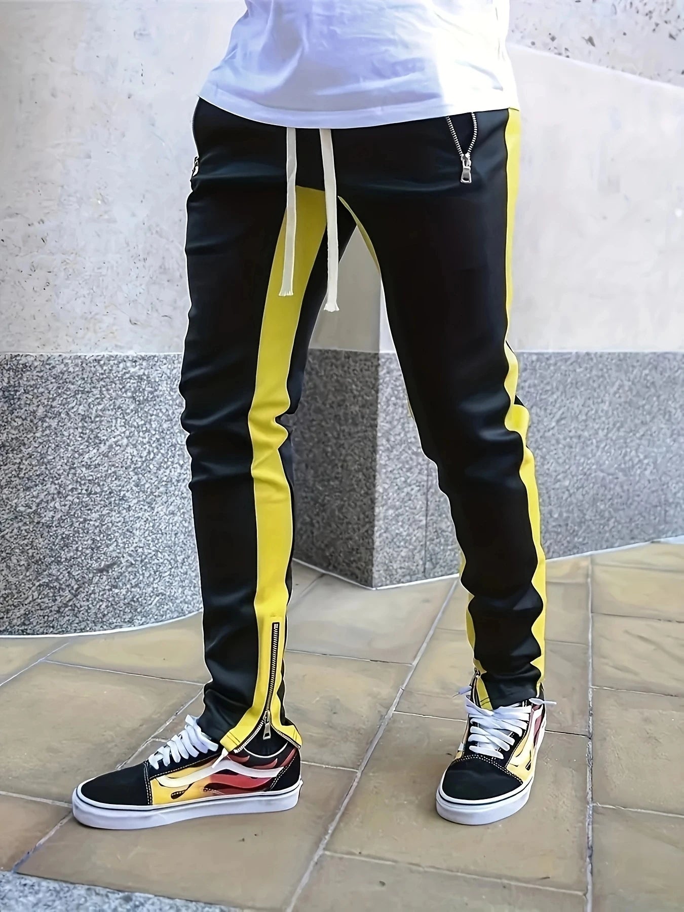 Stylish Color Block Jogging Pants for Men ATHLEXES