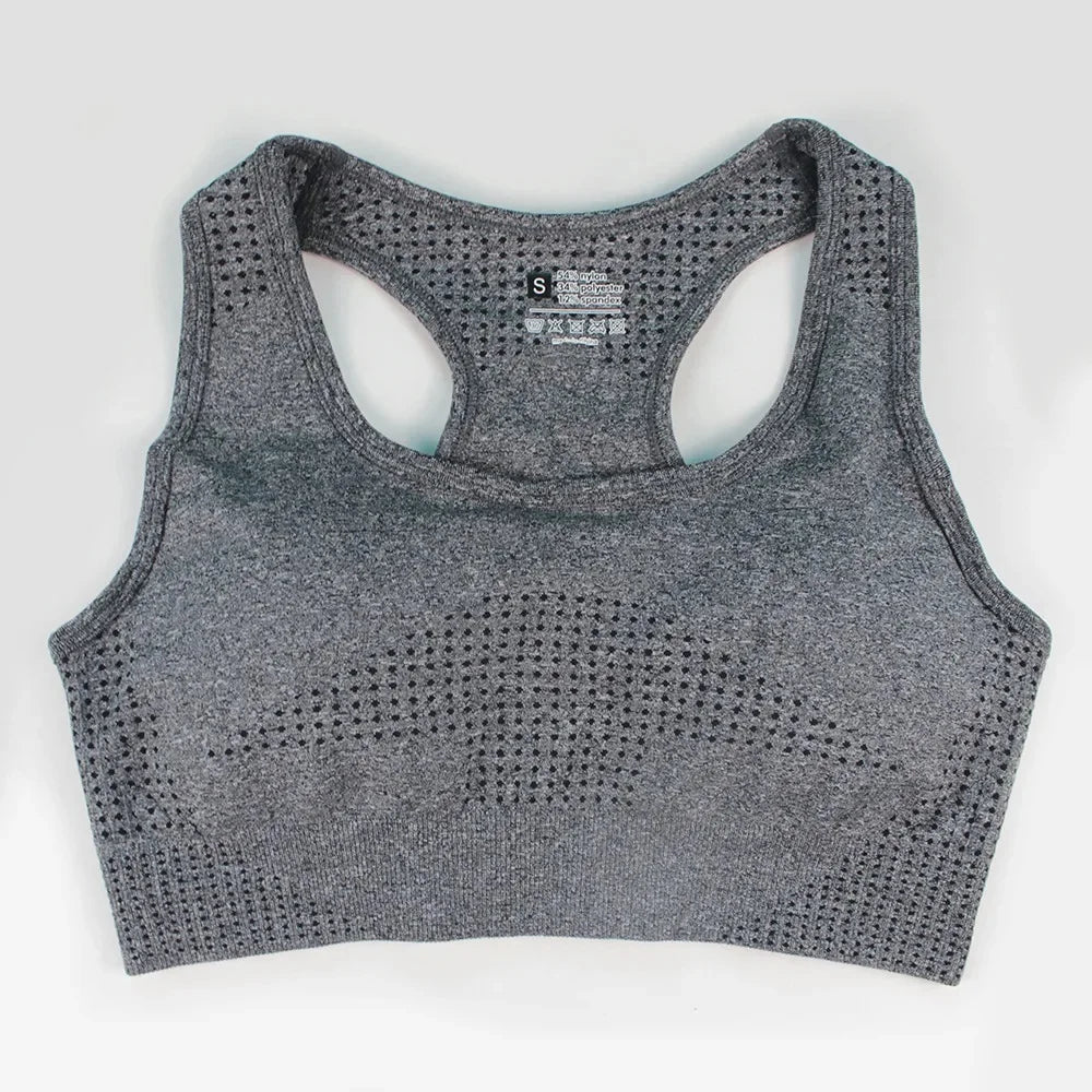 Seamless DotFit Women's Support Sports Bra ATHLEXES
