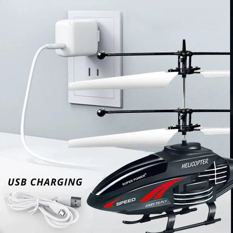 GestureFly 2-Channel LED Helicopter RC Aircraft ATHLEXES
