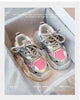 Chic Pink Leather Running Shoes for Young Girls ATHLEXES