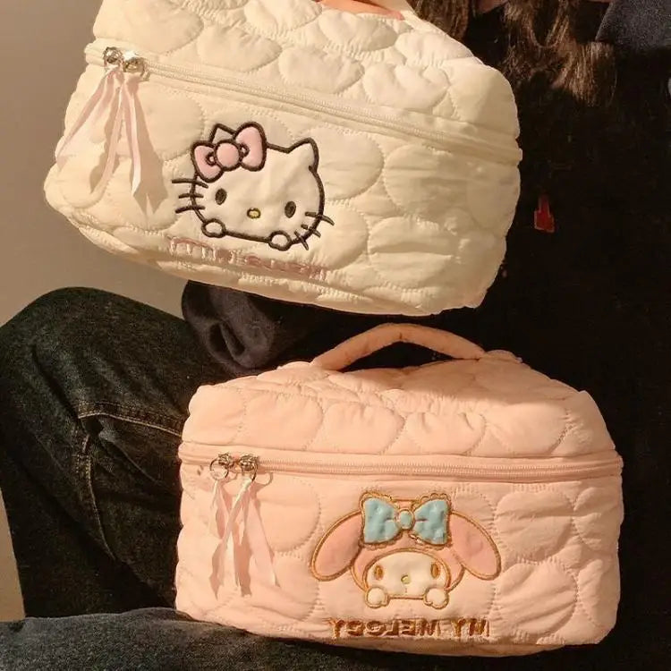 Hello Kitty Cloud Makeup Bag for Travel Storage ATHLEXES