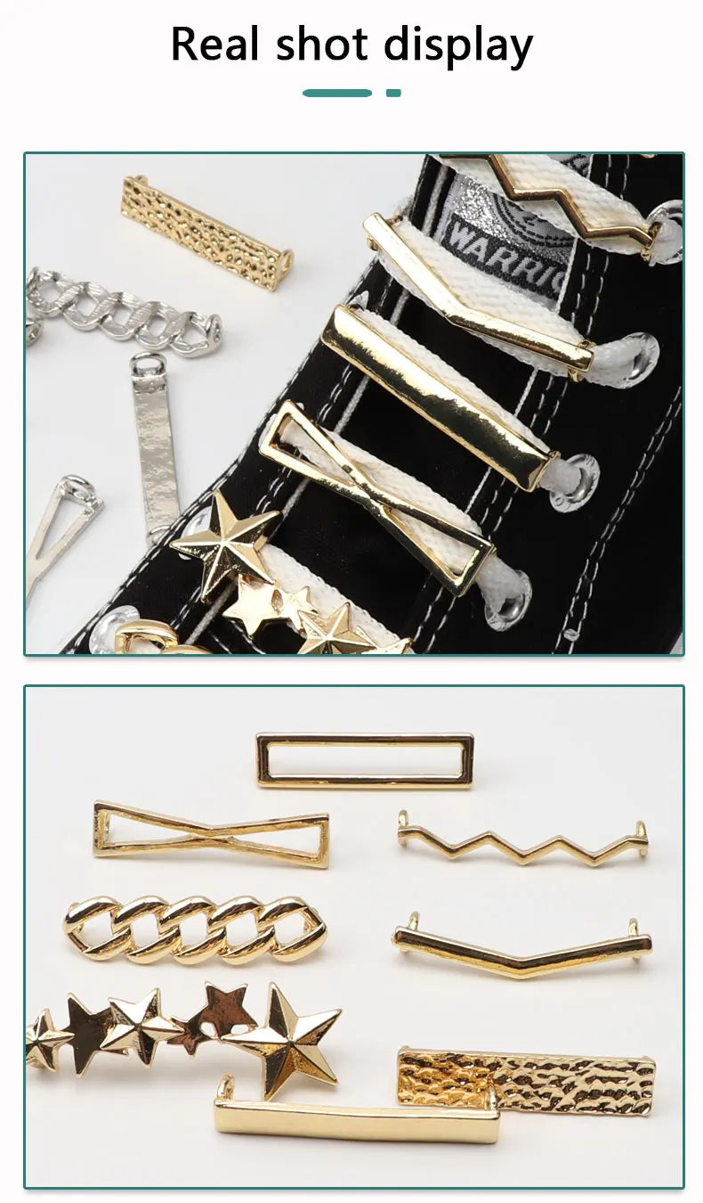 GlamCharm Rhinestone Shoelace Buckles for Sneakers ATHLEXES