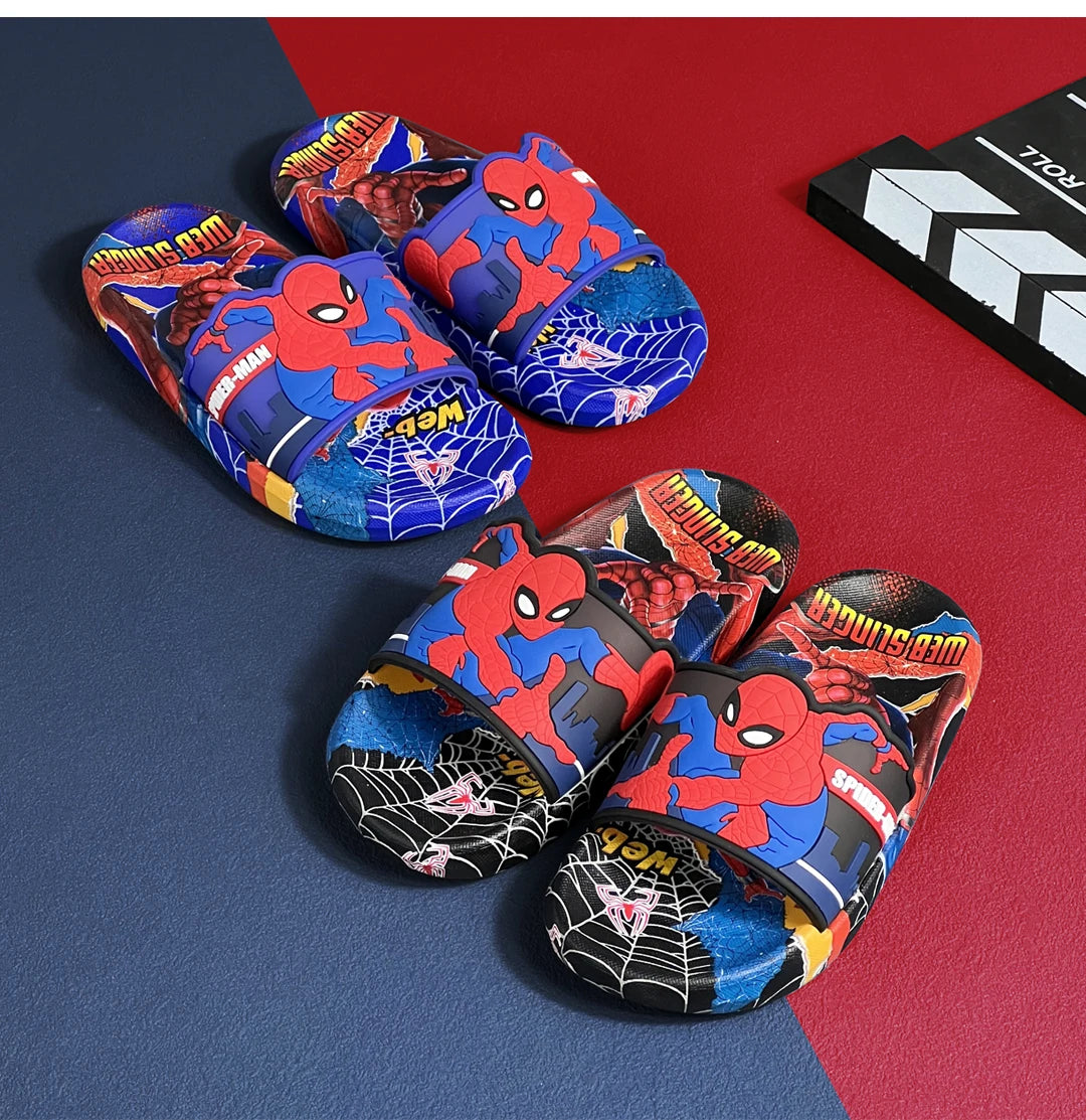 Superhero Cartoon Toddler Slide Sandals ATHLEXES