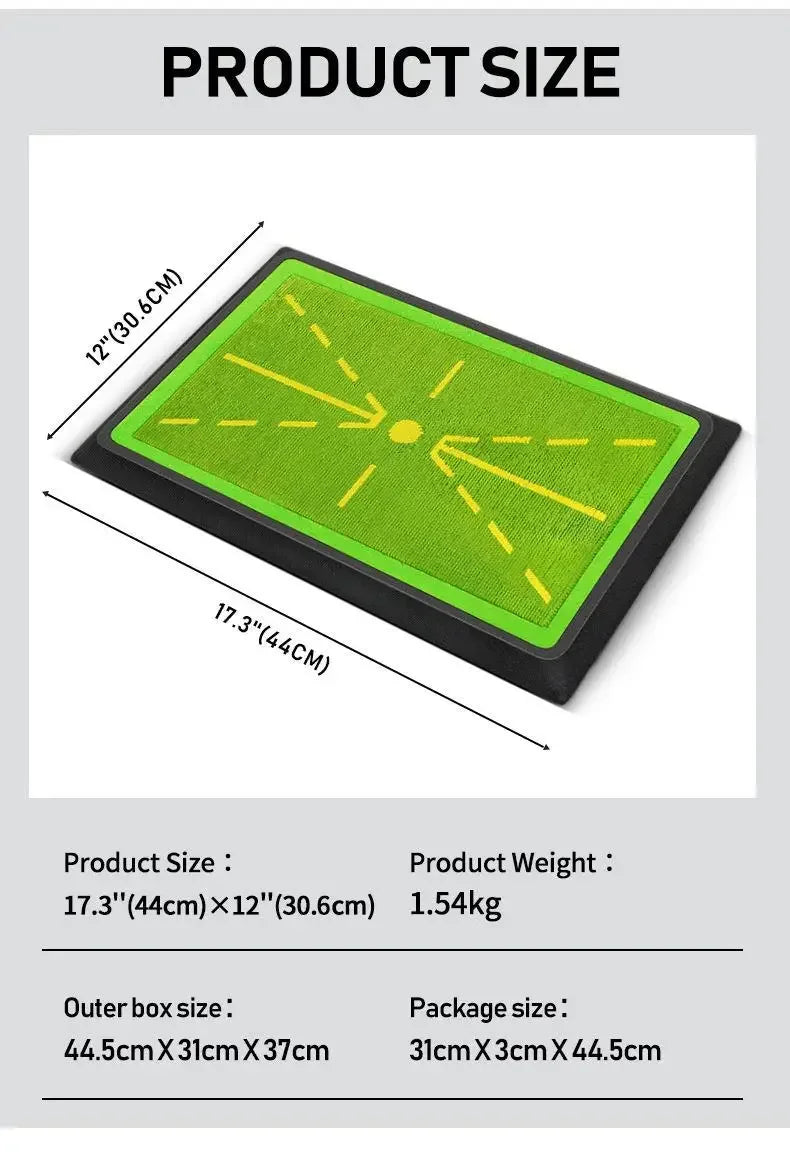 GolfStrike Training Mat for Perfecting Your Swing ATHLEXES