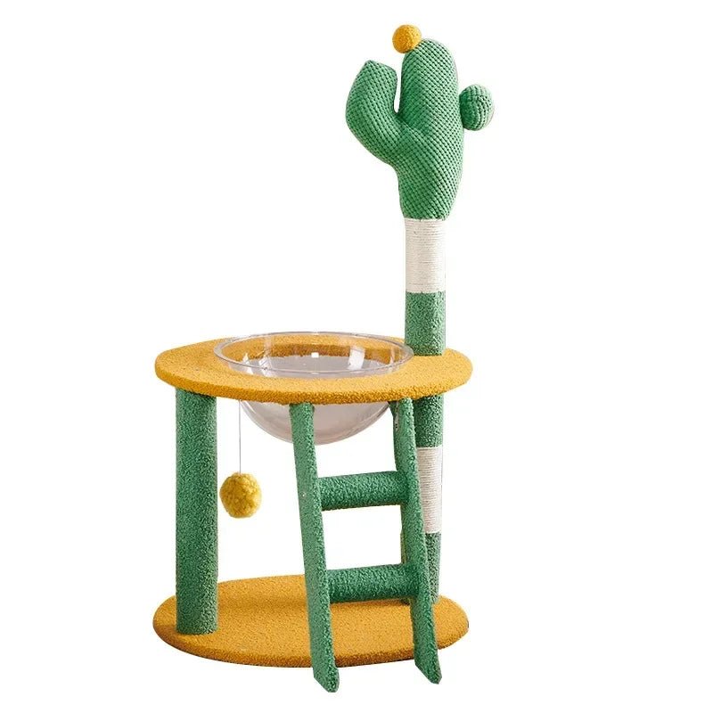 Cat Supplies Pet Cactus Crawler Pet Supplies Nest Cat Scratch Board Tree Spacecraft Cat Tree Tower Furniture ATHLEXES