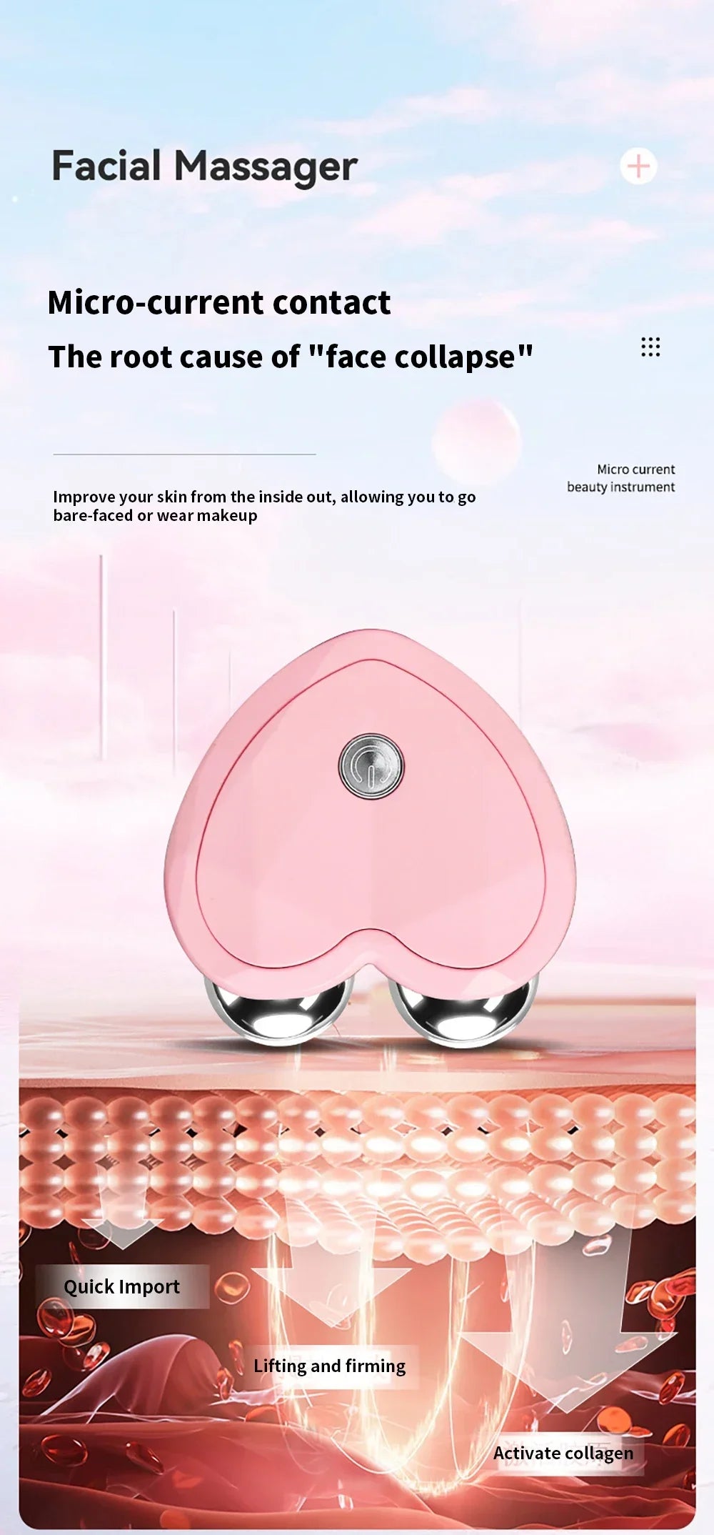 KemoKo Microcurrent Face Lifting Massager ATHLEXES