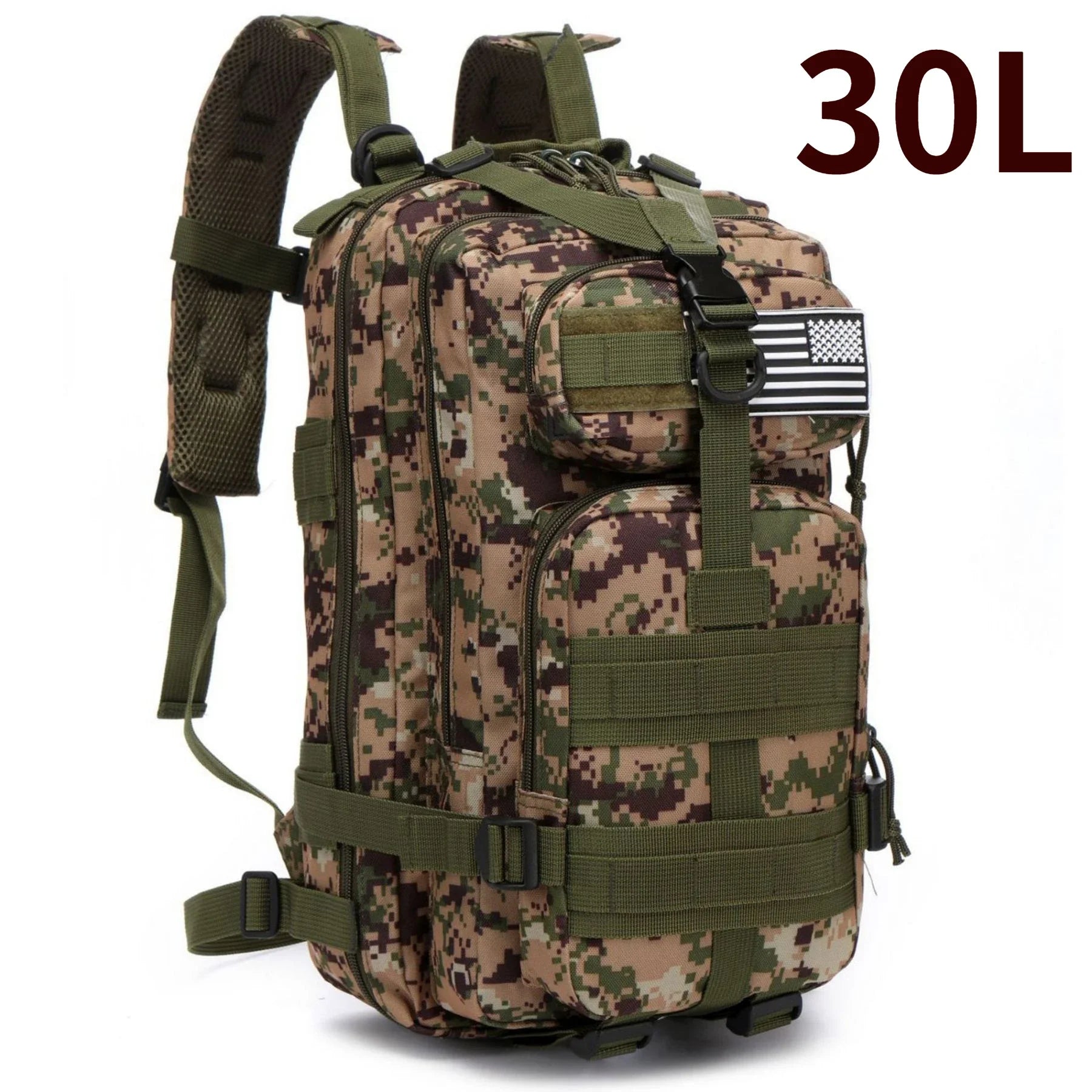 30L/50L 1000D Nylon Waterproof Trekking Bag Backpack ATHLEXES