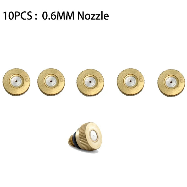 Brass Misting Nozzle Cooling System with Quick Connectors ATHLEXES