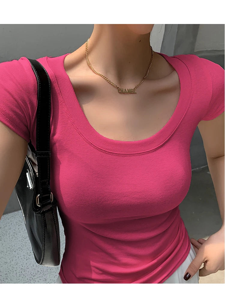 AOSSVIAO 100% Cotton Womenâ??s Slim Fit Tees ATHLEXES
