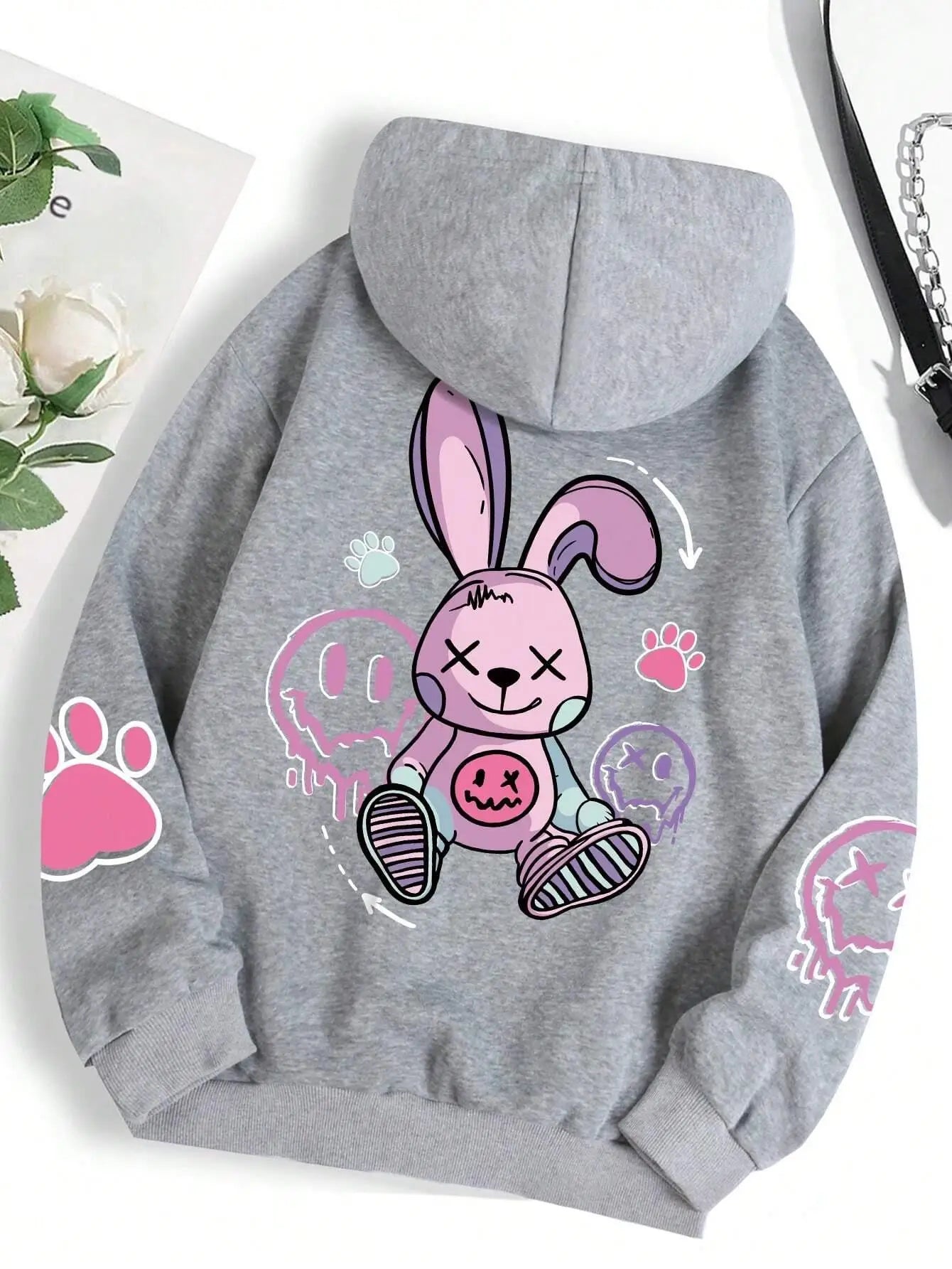 Urban Style Oversized Printed Hoodie for Women ATHLEXES