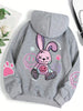 Urban Style Oversized Printed Hoodie for Women ATHLEXES