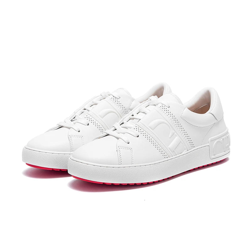 CHCH Women's 2025 Cow Leather Tennis Flat Shoes ATHLEXES