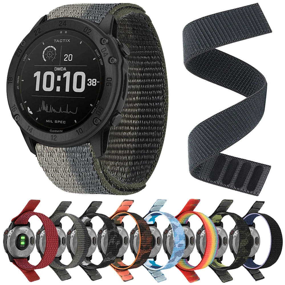 QuickFit Nylon Loop Strap for Garmin Watches ATHLEXES