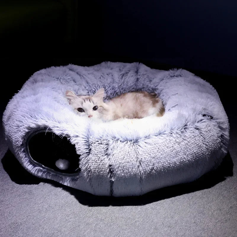 Kennel-Sphere Plush Cat Bed ATHLEXES