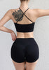 SculptFit Cross Back Yoga Sports Bra ATHLEXES