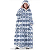 CozySleeve Oversized Flannel Hoodie Blanket for All Seasons ATHLEXES
