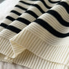 Chic Striped Knit Midi Dress for Summer Style ATHLEXES