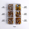 GlamCrystal 1540Pcs Hotfix Glass Rhinestones Set SS6-SS30 ATHLEXES