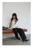 Korean Minimalist Oversized Button-Up Shirt for Women ATHLEXES