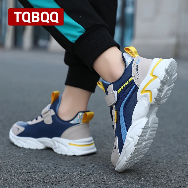 AquaStride Kids Waterproof Leather Sneakers ATHLEXES