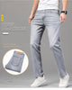 SummerStretch Men's Casual Gray Denim Pants ATHLEXES