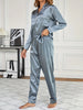 Solid Long Sleeve Pajama Set ATHLEXES