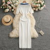 Chic Elegance Knitted Maxi Dress for Women ATHLEXES