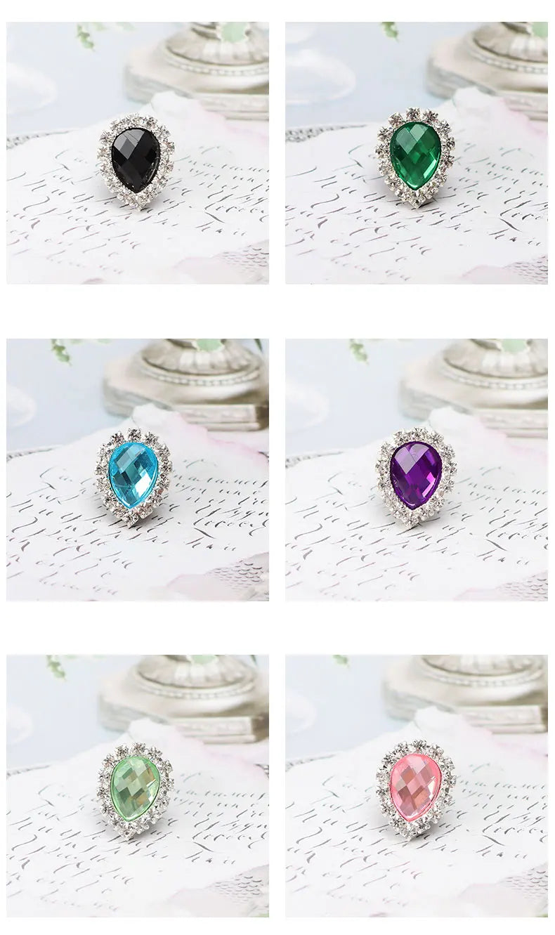 GlamLace Diamond Rhinestone Shoe Charms ATHLEXES