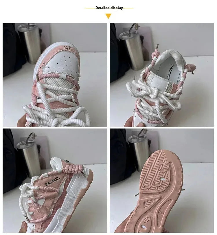 ChicNiche Color Block Dad Shoes for Couples ATHLEXES