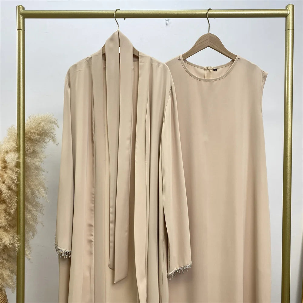 New Fashion Muslim Women Two-Piece Dress Set ATHLEXES