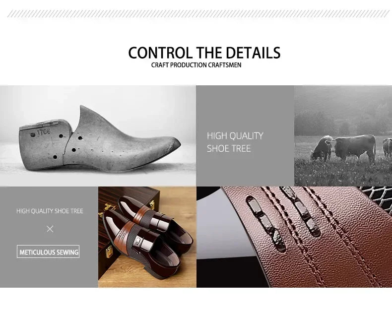 Classic Black Pointed Toe Leather Loafers for Men ATHLEXES