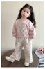 Floral Bunny Hoodie and Trousers Set for Girls ATHLEXES