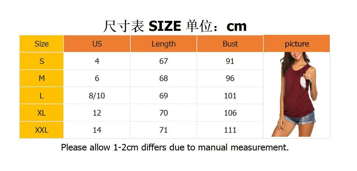 Maternity Comfort Nursing Tank Top ATHLEXES