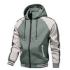 Spring Color Block Fleece Hoodie Jacket for Men ATHLEXES