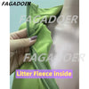 FAGADOER Casual Zip Pocket Crop Top & High Waist Leggings Set ATHLEXES