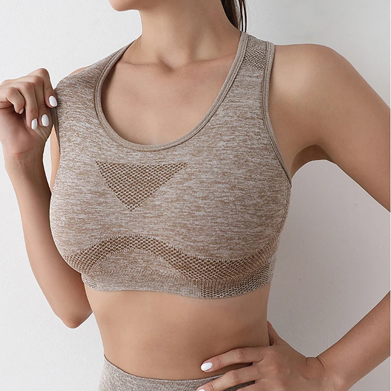 ElevateFit Women's Push Up Yoga Sports Bra ATHLEXES