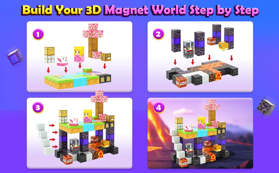 UrbanCraft Magnetic Building Block Set ATHLEXES