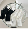 Japanese Style Embroidered Women Crew Socks ATHLEXES