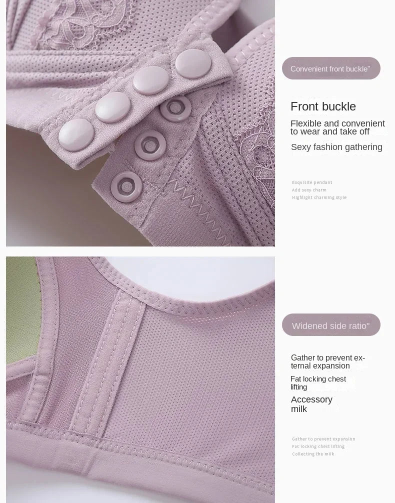 Luxe Lace Nursing Bra for Comfortable Moms ATHLEXES