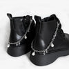 Pearl Charm Metal Shoe Buckle Chain Decorations ATHLEXES